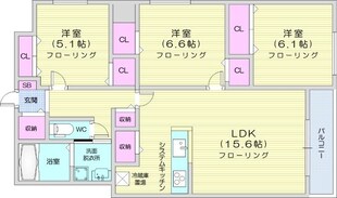 MODENA近代美術館の物件間取画像